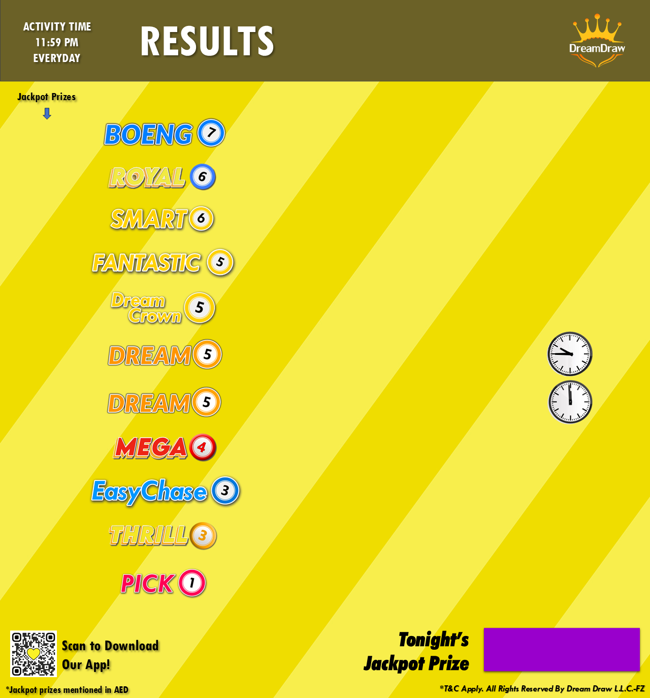 Today's Result